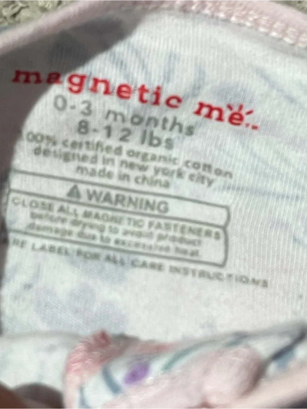 Magnetic Me Organic Cotton Onsie